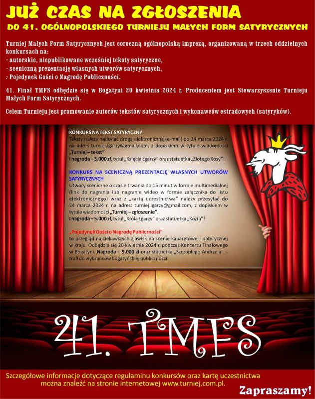 41 Turniej Łgarzy informacja prasowa